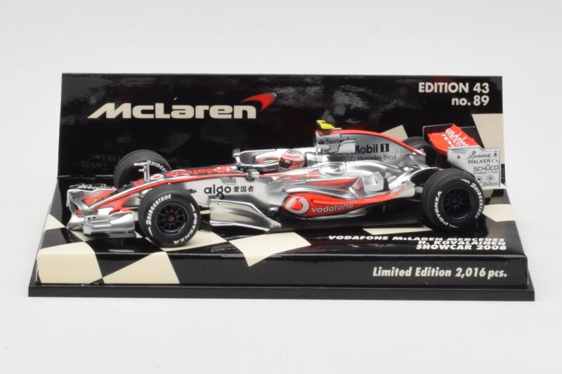 McLaren Mercedes MP4-23 #23 H. Kovalainen Showcar 2008 Minichamps 1:43 530084393 Pressofusione