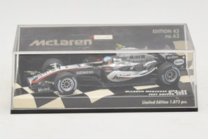 McLaren MP4-20 Mercedes A. Wurz F1 2005 Minichamps 1:43 530054355 Pressofusione — immagine 4 di 5