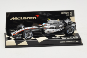 McLaren MP4-20 Mercedes A. Wurz F1 2005 Minichamps 1:43 530054355 Pressofusione