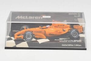 McLaren Mercedes MP4-20 G. Paffett Test Car 2006 Minichamps 1:43 530064395 Pressofusione — immagine 5 di 5