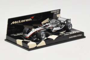 McLaren MP4-20 Mercedes #10 J.P. Montoya British GP Winner F1 2005 Minichamps 1:43 530054320 Pressofusione — immagine 2 di 5
