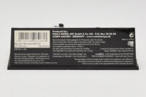 McLaren Mercedes MP4-20 #10 J-P. Montoya Race Car 2005 Minichamps 1:43 530054310 Pressofusione — immagine 4 di 5