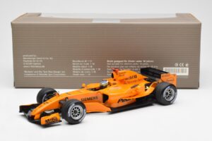McLaren Mercedes MP4-20 P. de la Rosa F1 Test Car 2005 Minichamps 1:18 B66962343 Pressofusione — immagine 6 di 6
