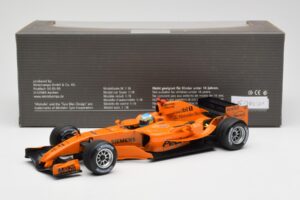 McLaren Mercedes MP4-20 P. de la Rosa F1 Test Car 2006 Minichamps 1:18 PEDRO001 Pressofusione — immagine 6 di 6
