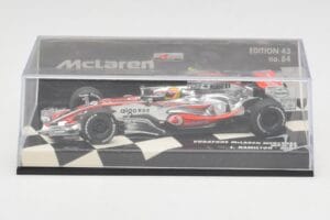 McLaren Mercedes MP4-22 #2 L. Hamilton Race Car 2007 Minichamps 1:43 530074302 Pressofusione — immagine 5 di 5