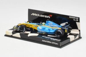 McLaren MP4-19B #5 D. Coulthard F1 2004 Minichamps 1:43 530044315 Pressofusione — immagine 2 di 5