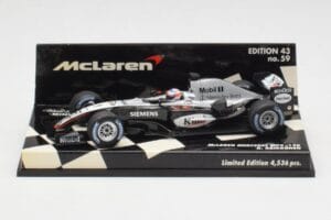 McLaren MP4-19B #6 K. Raikkonen F1 2004 Minichamps 1:43 530044316 Pressofusione