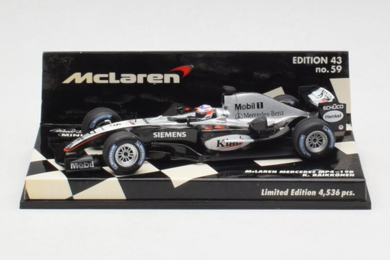 McLaren MP4-19B #6 K. Raikkonen F1 2004 Minichamps 1:43 530044316 Pressofusione