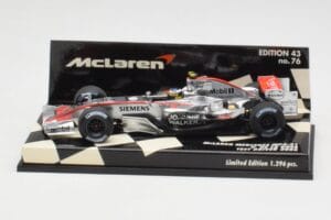 McLaren MP4-21 P. de la Rosa Test 2006 Minichamps 1:43 530064343 Pressofusione