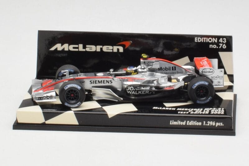 McLaren MP4-21 P. de la Rosa Test 2006 Minichamps 1:43 530064343 Pressofusione