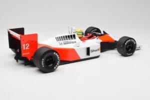 McLaren Honda MP4/4 Marlboro #12 A. Senna F1 World Champion 1988 Minichamps 1:12 540881212 Pressofusione — immagine 2 di 6