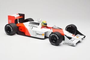 McLaren Honda MP4/4 Marlboro #12 A. Senna F1 World Champion 1988 Minichamps 1:12 540881212 Pressofusione — immagine 4 di 6