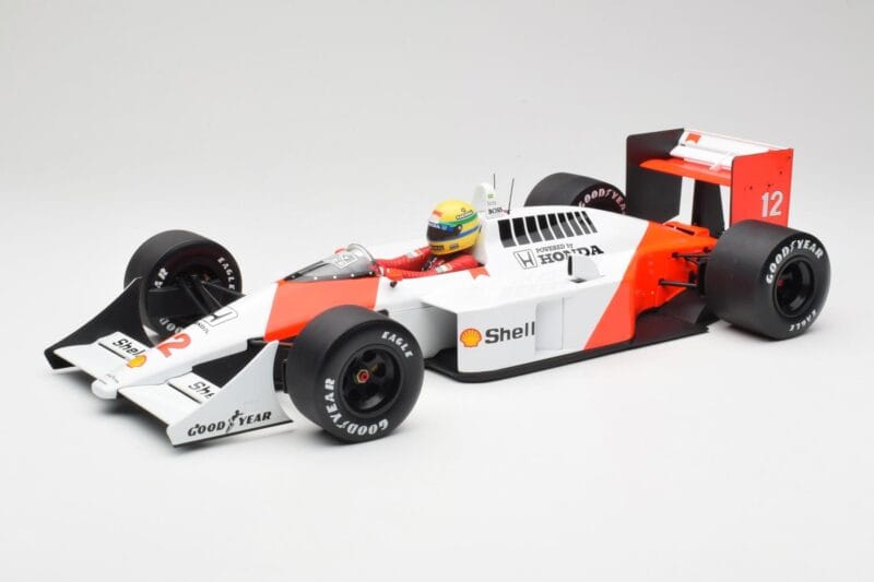 McLaren Honda MP4/4 Marlboro #12 A. Senna F1 World Champion 1988 Minichamps 1:12 540881212 Pressofusione