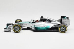 Mercedes AMG Petronas W05 #44 L. Hamilton F1 World Champion 2014 Minichamps 1:18 186140044 Pressofusione — immagine 3 di 7
