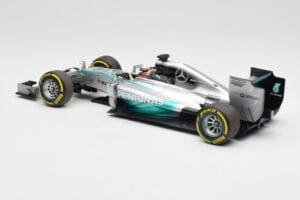 Mercedes AMG Petronas W05 #44 L. Hamilton F1 World Champion 2014 Minichamps 1:18 186140044 Pressofusione — immagine 5 di 7