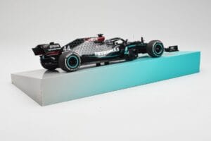 Mercedes AMG Petronas W11 #44 L. Hamilton Winner British GP 2020 Minichamps 1:18 113200444 Pressofusione — immagine 3 di 7