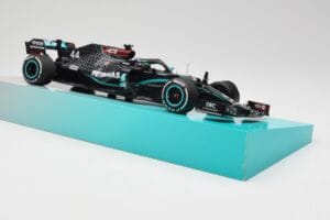 Mercedes AMG Petronas W11 #44 L. Hamilton Winner British GP 2020 Minichamps 1:18 113200444 Pressofusione — immagine 4 di 7