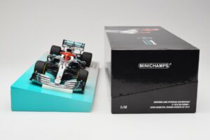 Mercedes AMG Petronas W10 EQ Power+ #44 L. Hamilton Monaco GP Winner 2019 Minichamps 1:18 113906644 Resina — immagine 6 di 7