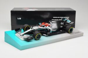 Mercedes AMG Petronas W10 EQ Power+ #44 L. Hamilton Monaco GP Winner 2019 Minichamps 1:18 113906644 Resina — immagine 7 di 7
