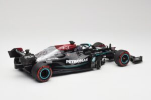 Mercedes AMG W12 Petronas #44 L. Hamilton Spanish GP 100th Pole 2021 Minichamps 1:18 110210444 Resina — immagine 2 di 7