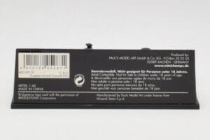 Minardi Cosworth PS03 #19 G. Bruni F1 2003 Minichamps 1:43 400030139 Pressofusione — immagine 4 di 5