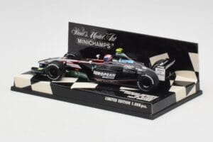 Minardi Cosworth PS03 M. Bobbi Test Car 2003 Minichamps 1:43 400030039 Pressofusione — immagine 4 di 5
