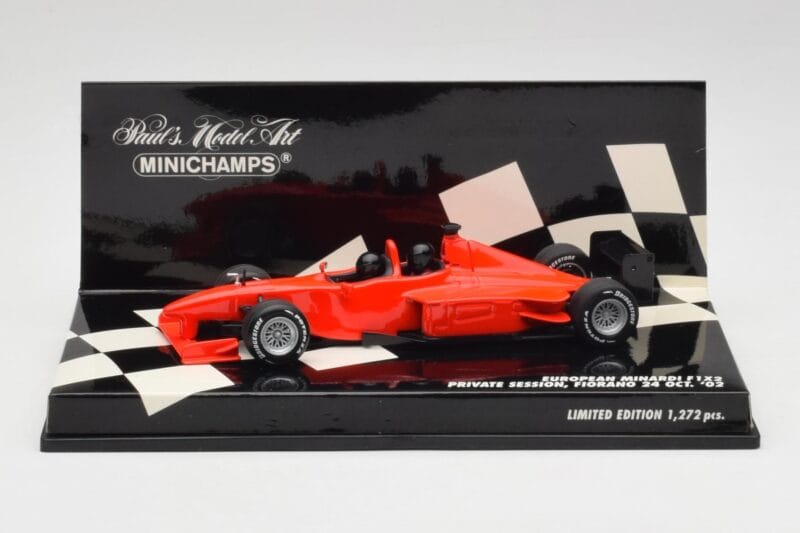 Minardi F1X2 Fiorano Test 2002 Minichamps 1:43 400020510 Pressofusione