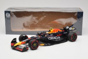 Red Bull Racing RB20 #11 S. Perez Bahrain GP 2024 Minichamps 1:18 110240111 Pressofusione — immagine 7 di 7