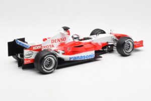 Toyota TF106 Panasonic Toyota Racing J. Trulli F1 Presentation 2006 Minichamps 1:18 AM59554H Pressofusione — immagine 2 di 6