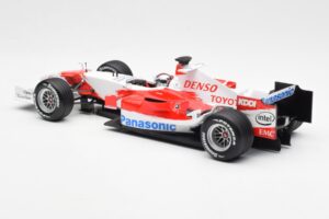 Toyota TF106 Panasonic Toyota Racing J. Trulli F1 Presentation 2006 Minichamps 1:18 AM59554H Pressofusione — immagine 5 di 6