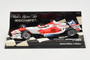 Toyota TF106 Panasonic #12 J. Trulli Panasonic Toyota Racing Showcar 2006 Minichamps 1:43 400060078 Pressofusione
