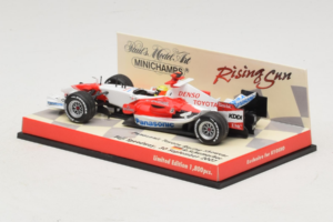 Panasonic Toyota Racing TF107 R. Schumacher F1 Showcar 2007 Minichamps 1:43 403070081 Pressofusione — immagine 3 di 5