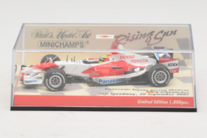 Panasonic Toyota Racing TF107 R. Schumacher F1 Showcar 2007 Minichamps 1:43 403070081 Pressofusione — immagine 5 di 5