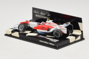 Toyota T. Glock Panasonic Toyota Racing Showcar F1 2008 Minichamps 1:43 400080082 Pressofusione — immagine 3 di 5