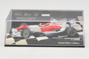 Toyota T. Glock Panasonic Toyota Racing Showcar F1 2008 Minichamps 1:43 400080082 Pressofusione — immagine 5 di 5