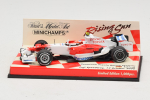 Panasonic Toyota Racing TF108 T. Glock F1 Showcar 2008 Minichamps 1:43 403080082 Pressofusione