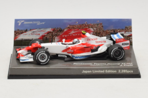 Toyota TF107 #12 J. Trulli Panasonic Toyota Racing Showcar F1 2007 Minichamps 1:43 AM60129 Pressofusione