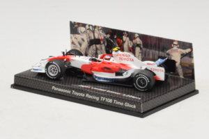 Toyota TF108 #17 T. Glock Panasonic Toyota Racing F1 2008 Minichamps 1:43 AM61152 Pressofusione — immagine 3 di 6