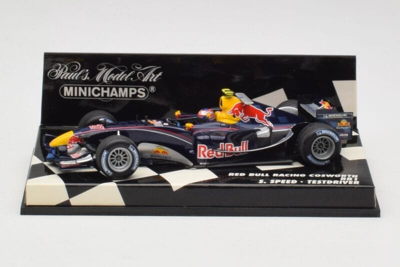 Red Bull RB1 Cosworth S. Speed Test Car 2005 Minichamps 1:43 400050137 Pressofusione