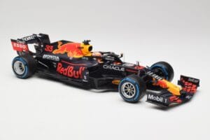 Red Bull Racing Honda RB16B #33 M. Verstappen Turkish GP 2nd Place 2021 Minichamps 1:18 110211633 Pressofusione — immagine 4 di 7