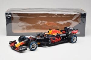 Red Bull Racing Honda RB16B #33 M. Verstappen Turkish GP 2nd Place 2021 Minichamps 1:18 110211633 Pressofusione — immagine 7 di 7