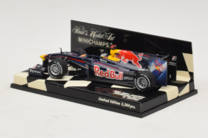 Red Bull Racing RB6 S. Vettel F1 Showcar 2010 Minichamps 1:43 400100075 Pressofusione — immagine 3 di 5