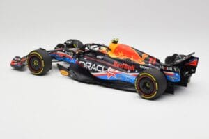 Red Bull RB19 #1 M. Verstappen Austin GP Winner 2023 Minichamps 1:18 110231901 Pressofusione — immagine 5 di 6