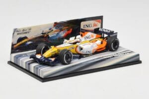 Renault R27 G. Fisichella / H. Kovalainen Showcar 2007 Minichamps 1:43 403070172 Pressofusione — immagine 2 di 5