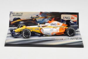 Renault R27 G. Fisichella / H. Kovalainen Showcar 2007 Minichamps 1:43 403070172 Pressofusione