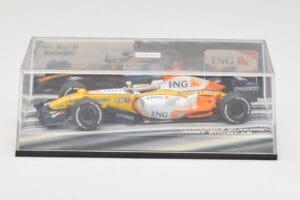 Renault R27 G. Fisichella / H. Kovalainen Showcar 2007 Minichamps 1:43 403070172 Pressofusione — immagine 5 di 5