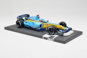 Renault F1 Team R25 #5 F. Alonso 3rd Place Brazil GP 2005 World Champion Minichamps 1:18 117051705 Pressofusione — immagine 4 di 7