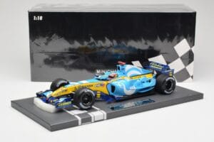 Renault F1 Team R25 #5 F. Alonso Winner French GP 2005 Minichamps 1:18 117051005 Pressofusione — immagine 7 di 7