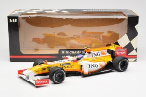 Renault F1 Team R29 #10 R. Grosjean F1 2009 Minichamps 1:18 150090108 Pressofusione — immagine 6 di 6