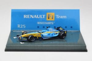 Renault R25 #1 F. Alonso F1 World Champion 2005 Minichamps 1:43 403050105 Pressofusione